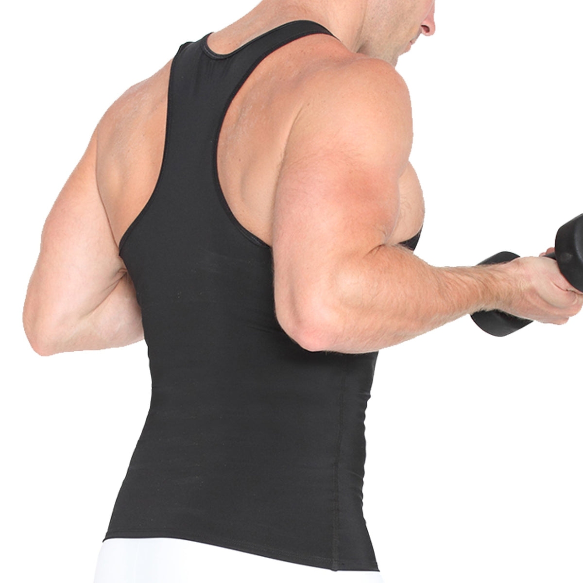 Insta Slim I.S.Pro USA men Racerback compression shapewear Muscle Tank