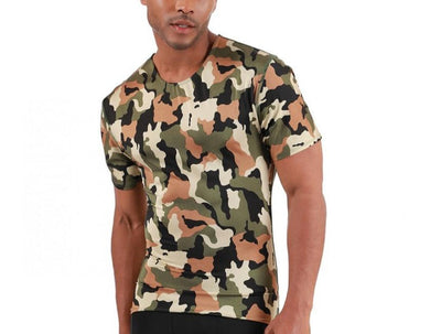 Insta Slim Camo Activewear Short Sleeve Crew Neck 3TAT001, Allentown, Pennsylvania, PA