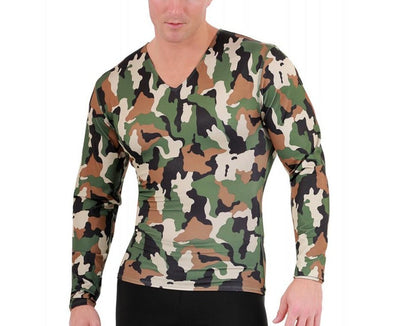 Insta Slim Big & Tall Camo Activewear Long Sleeve V-Neck - 3VLST01BT, Chandler, Arizona, AZ