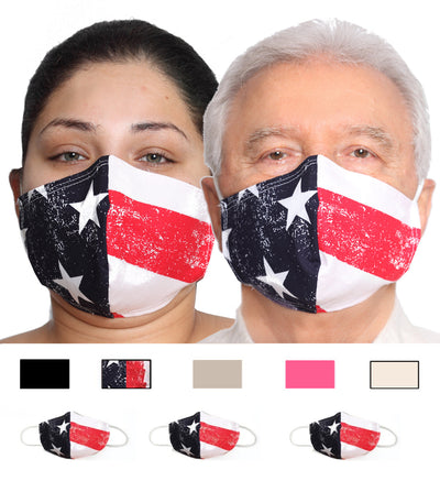 3-Pack Reusable Non-Medical Face Mask Fully Lined with Center Seam  - 167M2183 